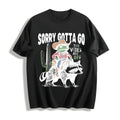 Sorry Gotta Go Frog Cowboy Cotton T-Shirt product image 1