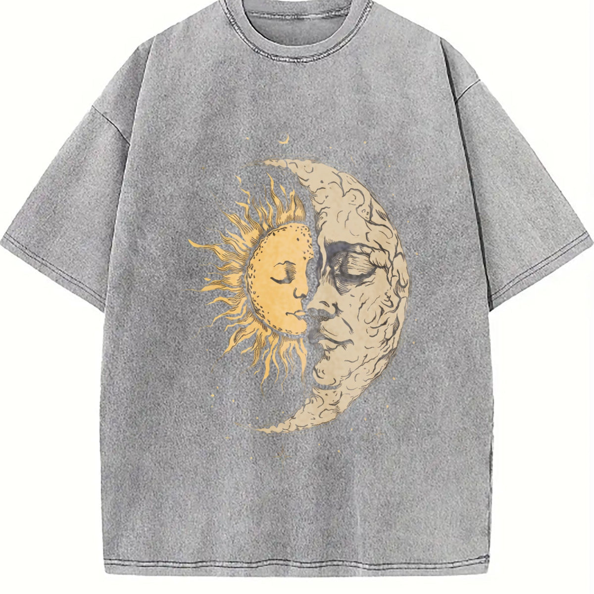 Mystical Sun And Moon Face Yin Yang Hippie Chic Hippy product image 4