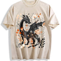 Summer : Fantasy Black Dragon Gentle Floral Vintage Washed product image 1