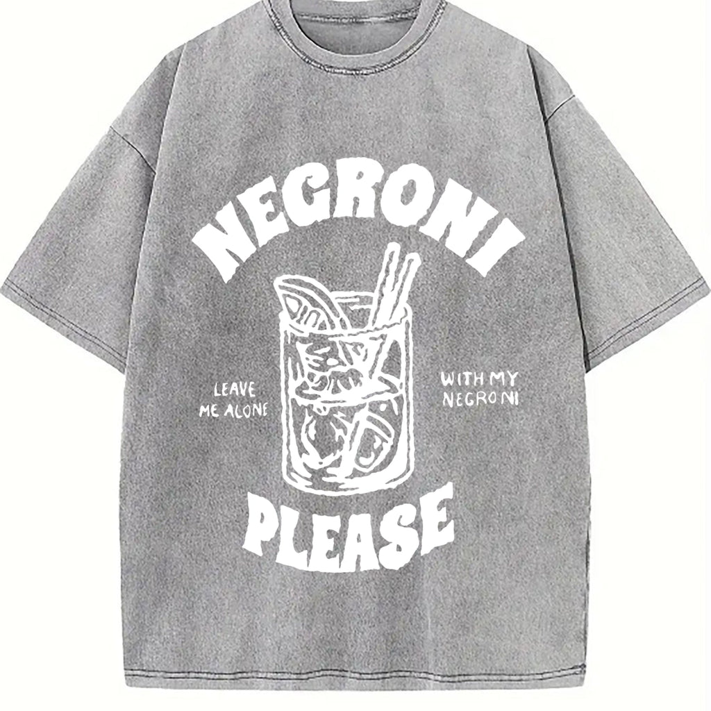 Negroni Please Cocktail Vintage Washed T-Shirt product image 4
