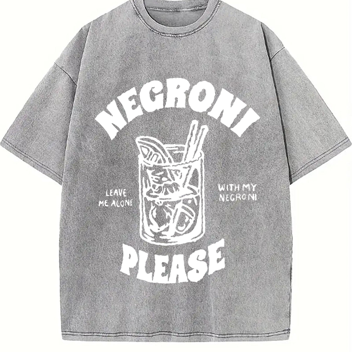Negroni Please Cocktail Vintage Washed T-Shirt product image 4