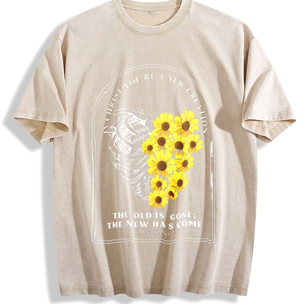 Pure The Bible Verse In Christ Vintage Washed T-Shirt product image 1