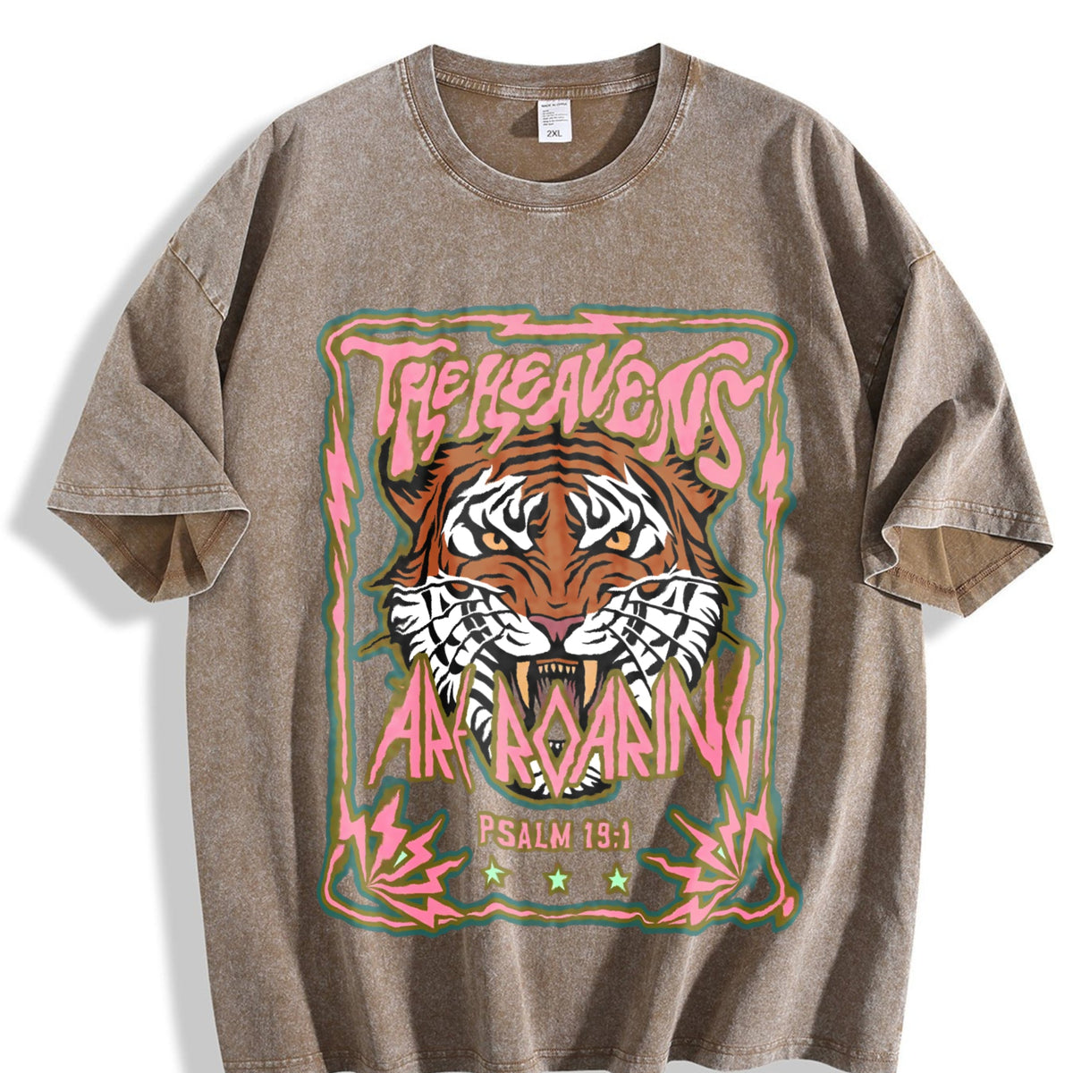 Tiger Head 100 Vintage Washed T-Shirt product image 3