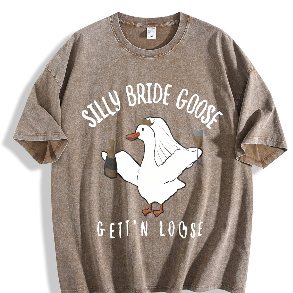 Goose Bride Vintage Washed T-Shirt product image 3