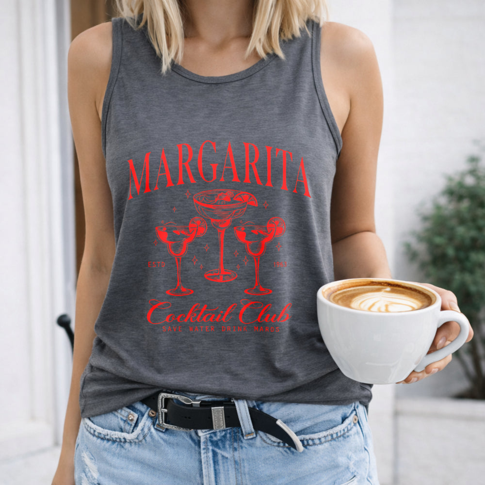 Margarita Letters & Cocktail Women's Tank Top