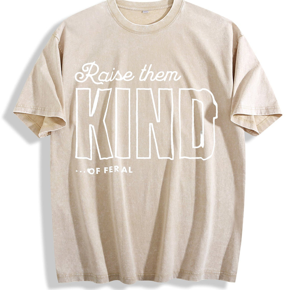 Raise Them Feral Vintage Washed T-Shirt product image 1