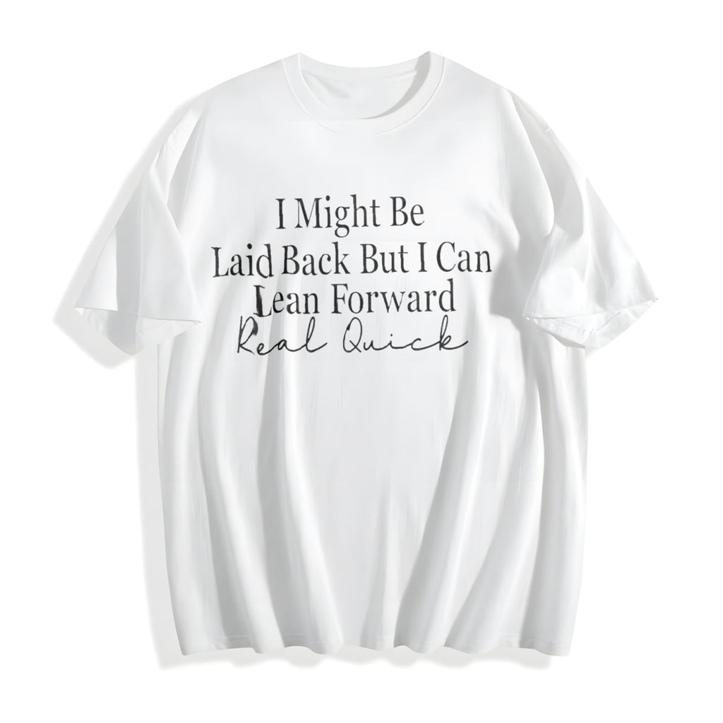 Bold Cursive Of White Text On The Front: I Might Cotton product image 2