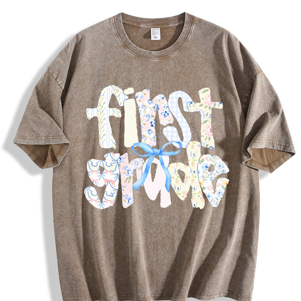 First Grade Teacher Vintage Washed T-Shirt product image 3