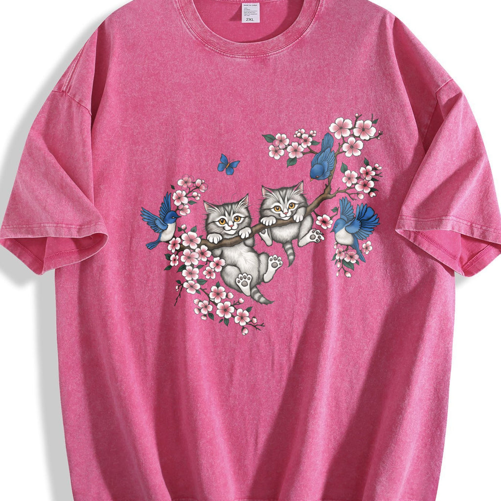 Kitten Vintage Washed T-Shirt product image 7