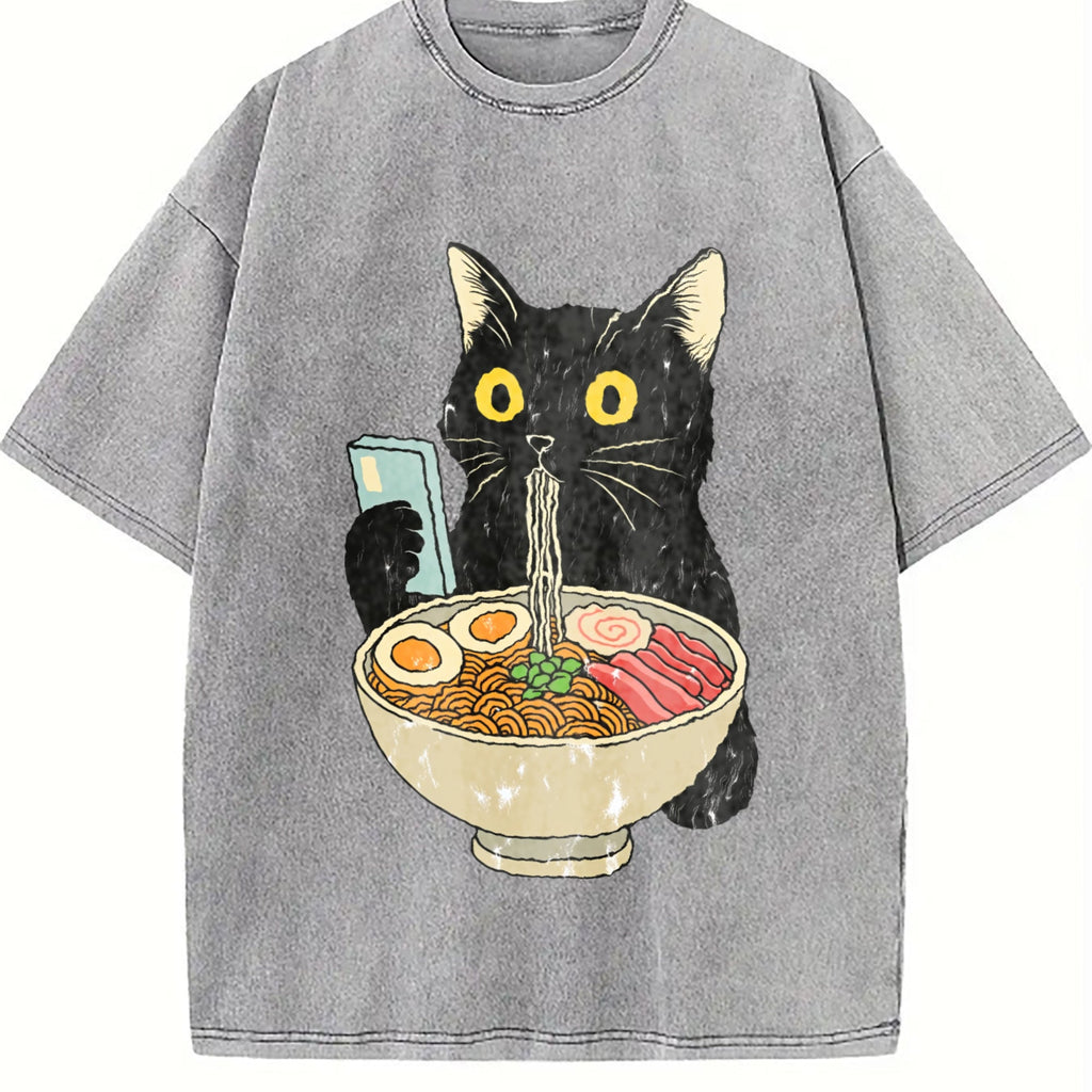 Cat Rahmen Vintage Washed T-Shirt product image 5