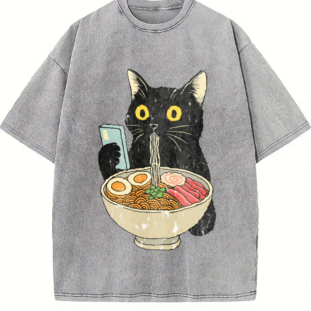 Cat Rahmen Vintage Washed T-Shirt product image 5