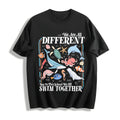 We Are All Different Swim Together Cotton T-Shirt product image 1