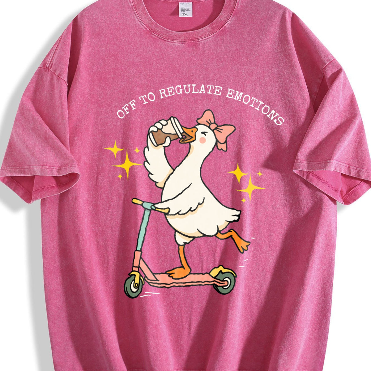 Off To Regulate Emotions Vintage Washed T-Shirt product image 5