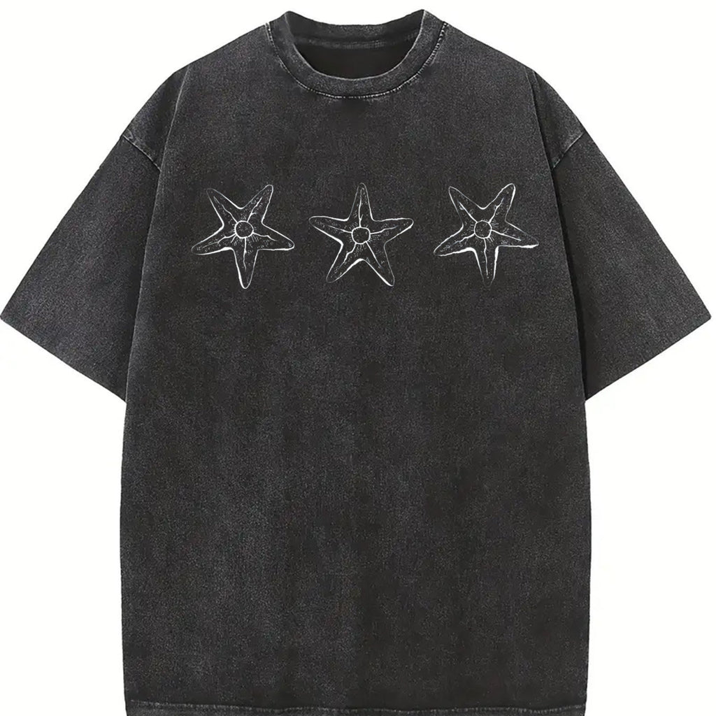 Ocean Sea Stars 90s Vintage Washed T-Shirt product image 2