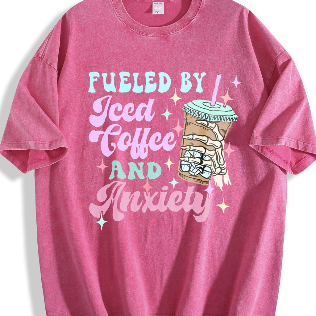 Iced Coffee & Anxiety Mental Awareness - With Vintage product image 5