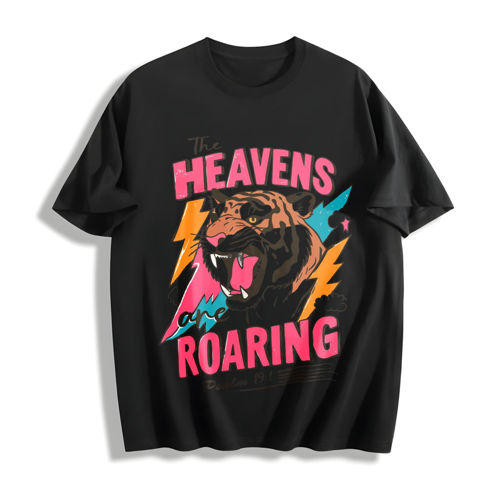 Heavens Are Roaring Cotton T-Shirt product image 1