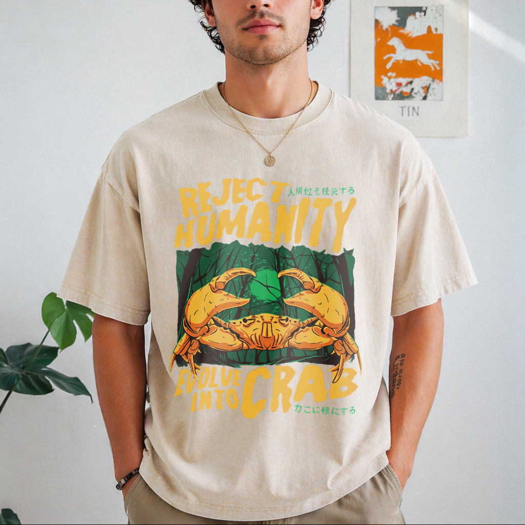 Reject Humanity Crab Vintage Washed T-Shirt product image 1