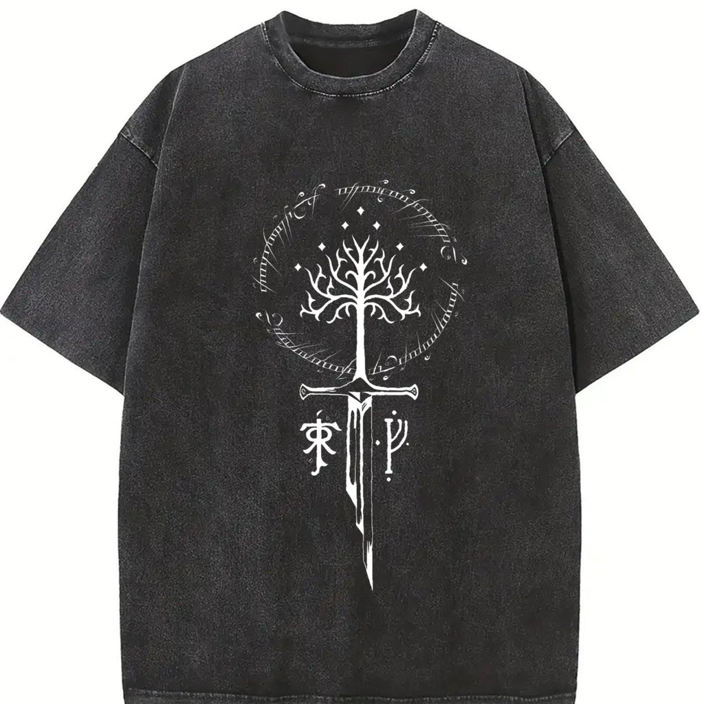 Lotr Middle Earth Vintage Washed T-Shirt product image 2