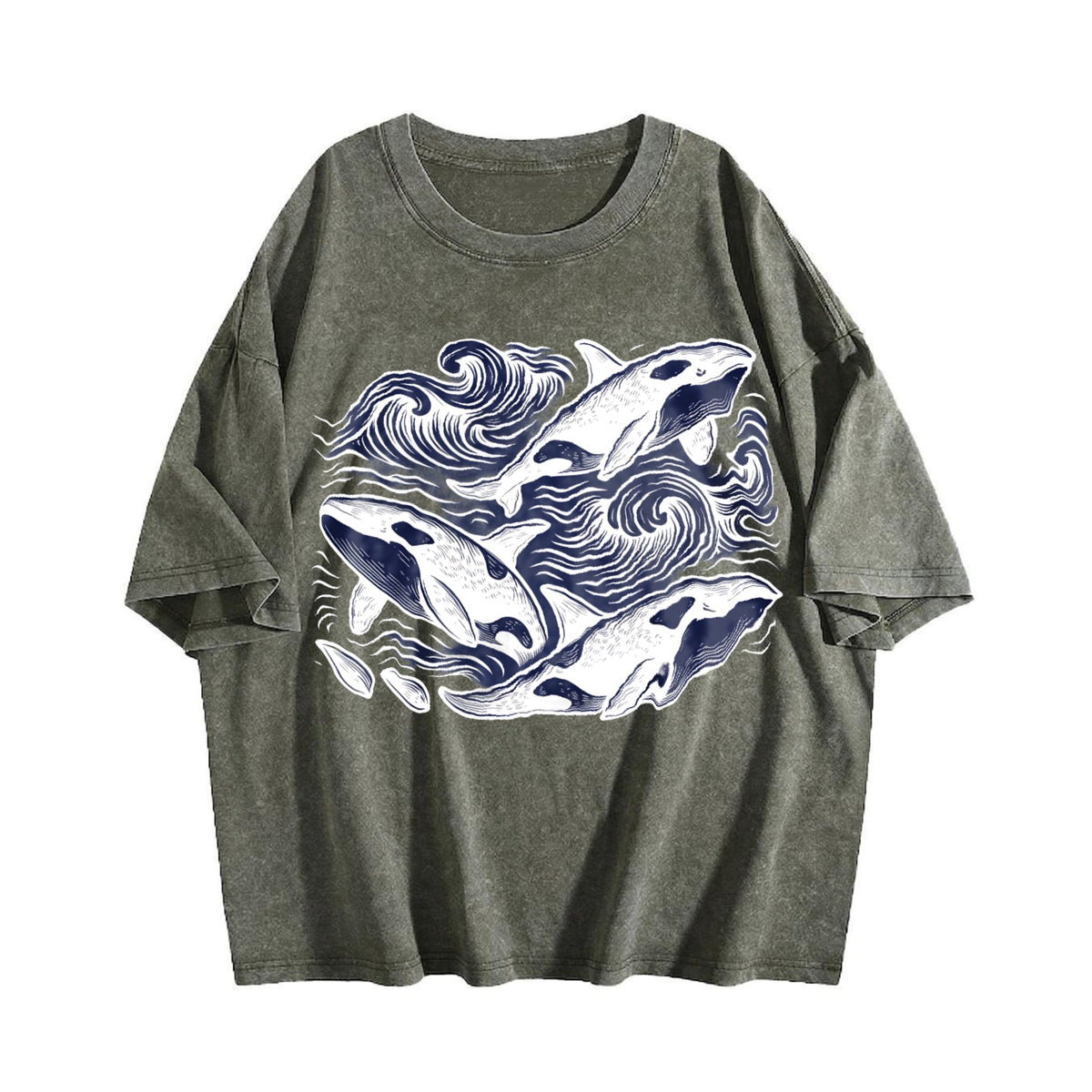 Orcas Ocean 90s Vintage Washed T-Shirt product image 4