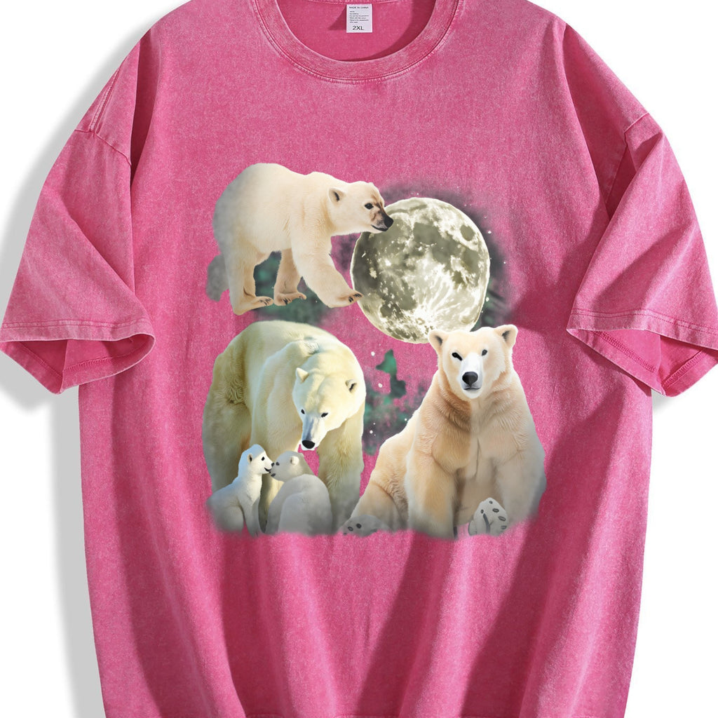 Polar Bears Mystical Vintage Washed T-Shirt product image 7