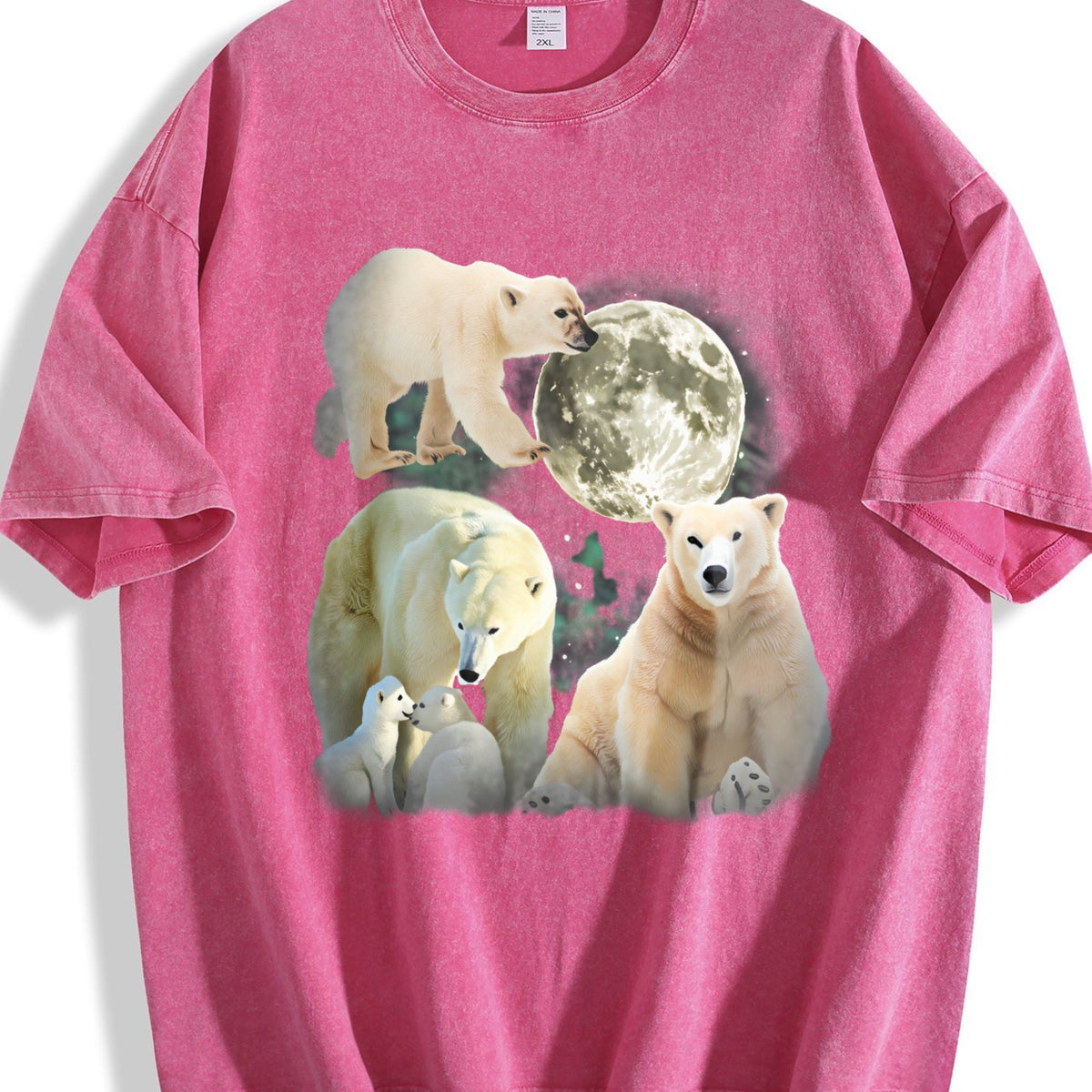 Polar Bears Mystical Vintage Washed T-Shirt product image 7