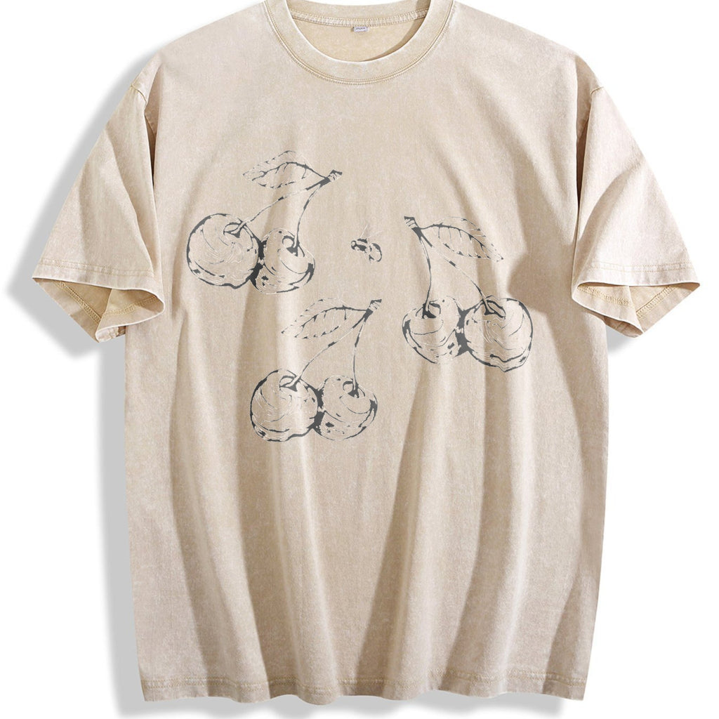 Cherries 90s Vintage Washed T-Shirt product image 1