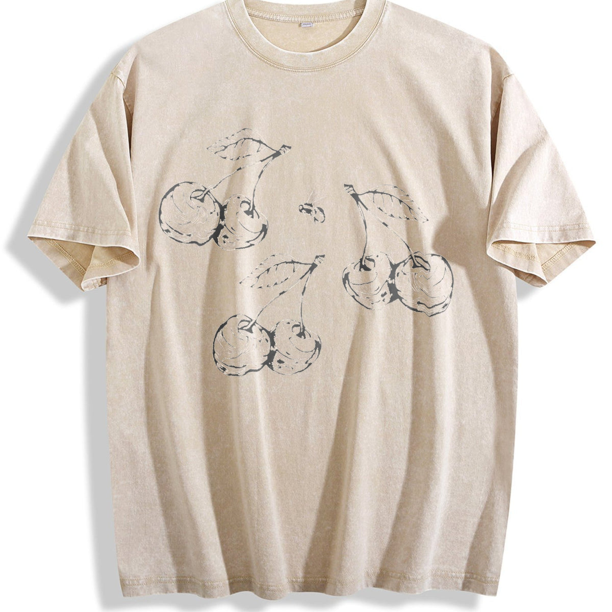 Cherries 90s Vintage Washed T-Shirt product image 1