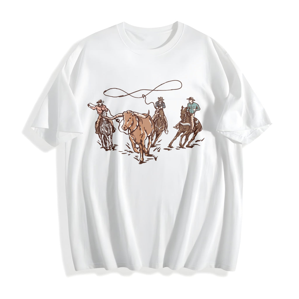 Western Cowboy Cotton T-Shirt product image 2