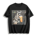 Raccoon Drinking Iced Coffee Cotton T-Shirt product image 1