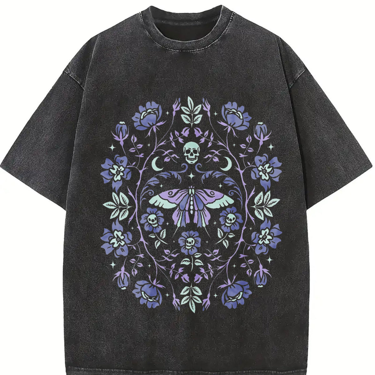 Gothic Garden Dark Academia Floral Skull Creepy Cute product image 2