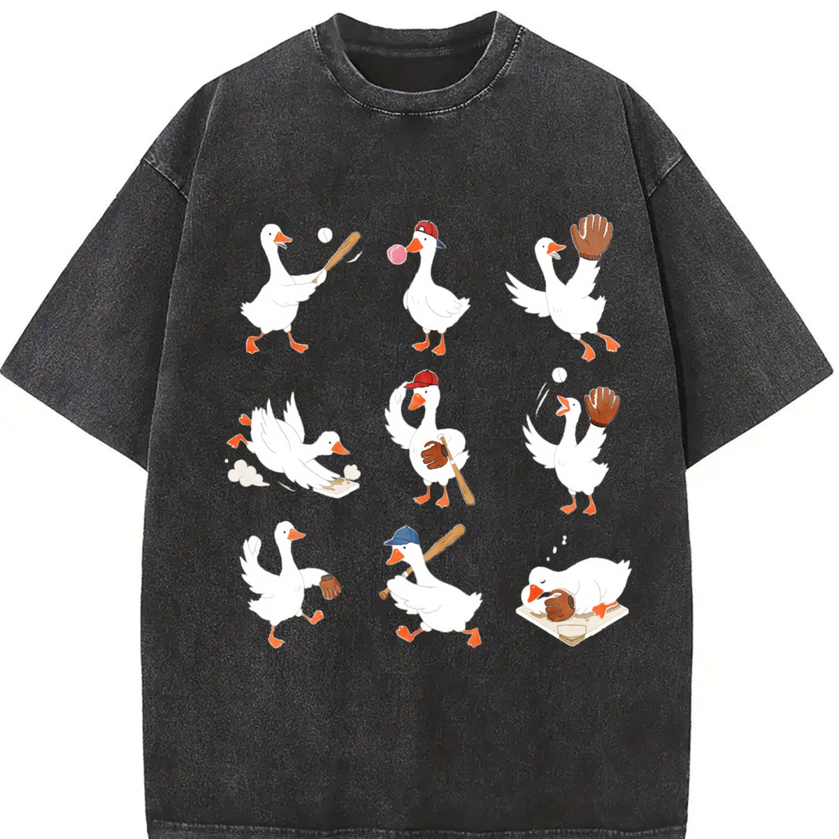 Silly Goose Baseball Vintage Washed T-Shirt product image 2