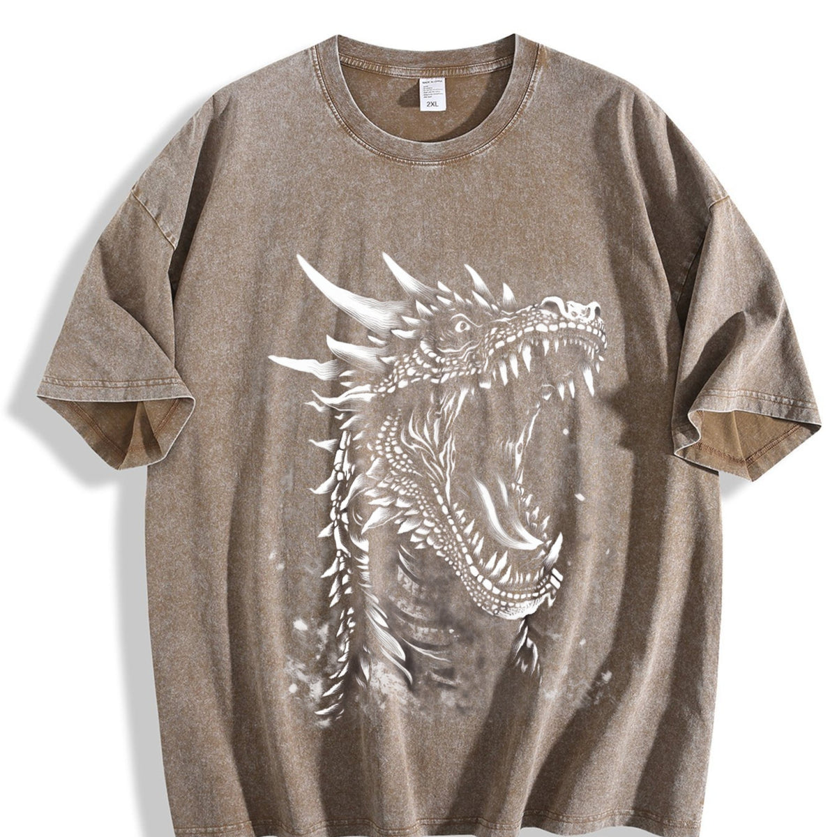 Dragon Fantasy Vintage Washed T-Shirt product image 3
