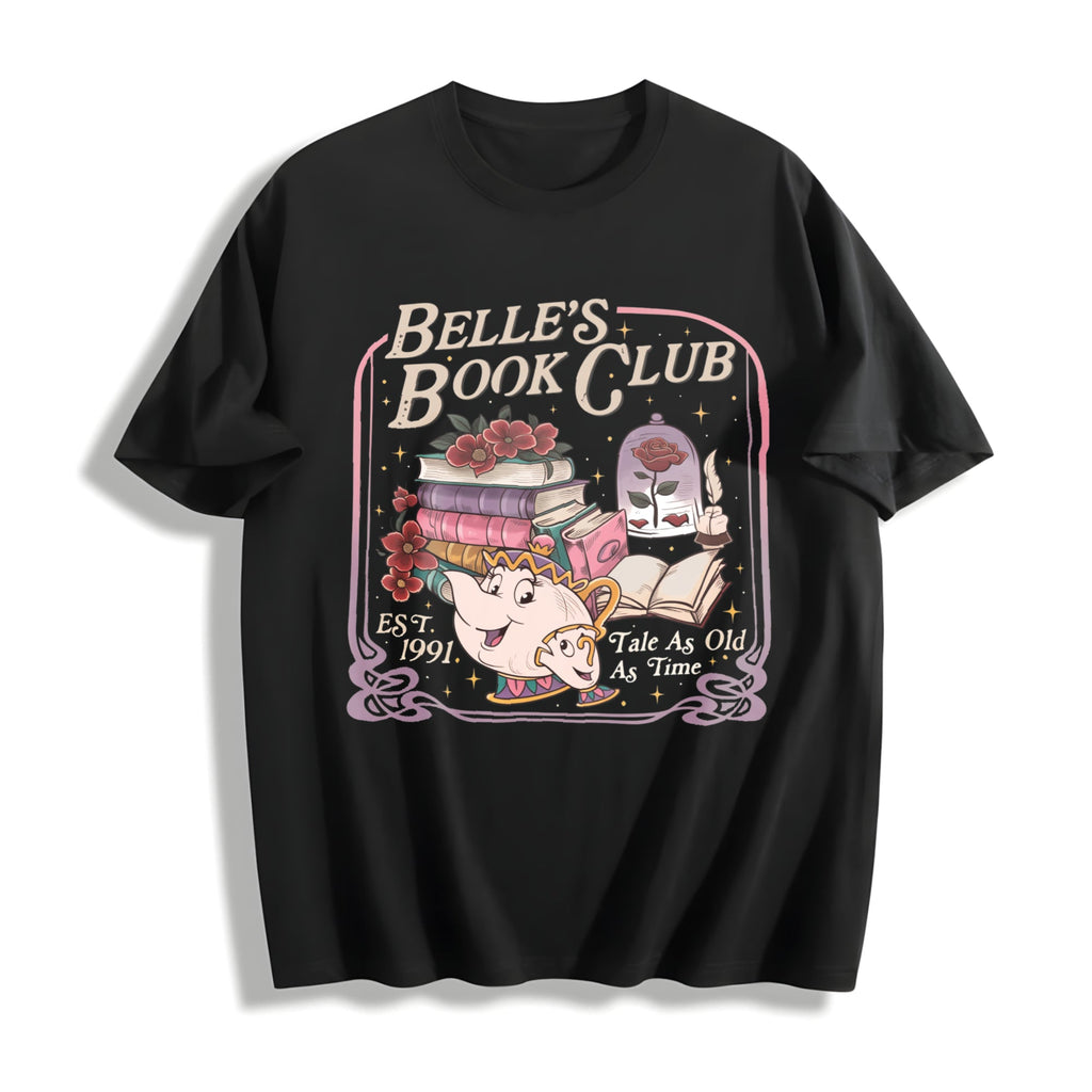 Belle Book Club Cotton T-Shirt product image 1