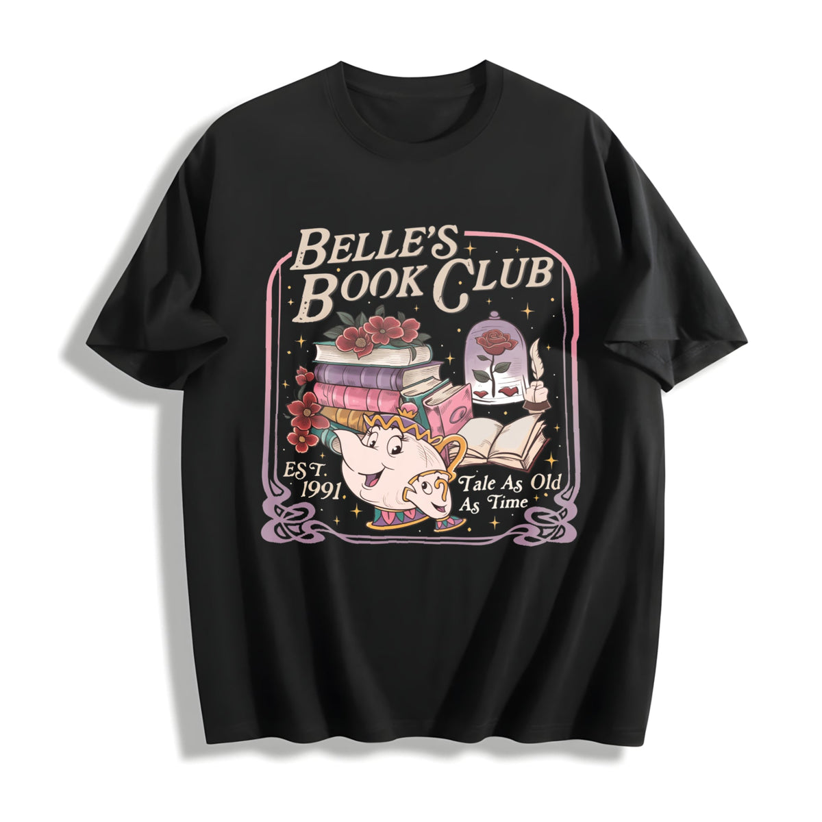 Belle Book Club Cotton T-Shirt product image 1