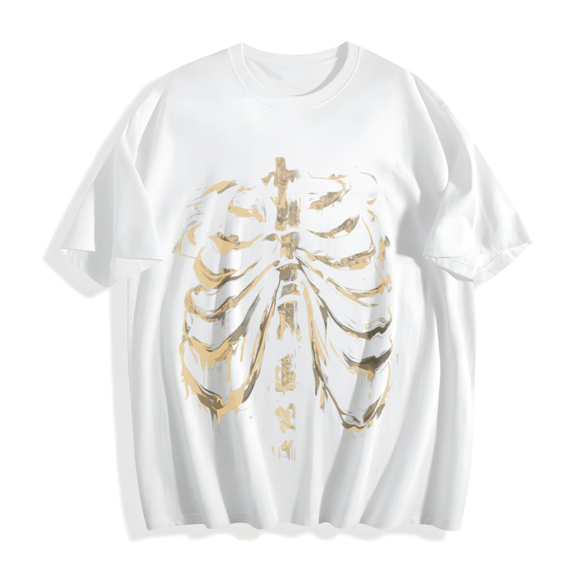 Summer Asymmetrical Off-shoulder Cotton T-Shirt product image 2