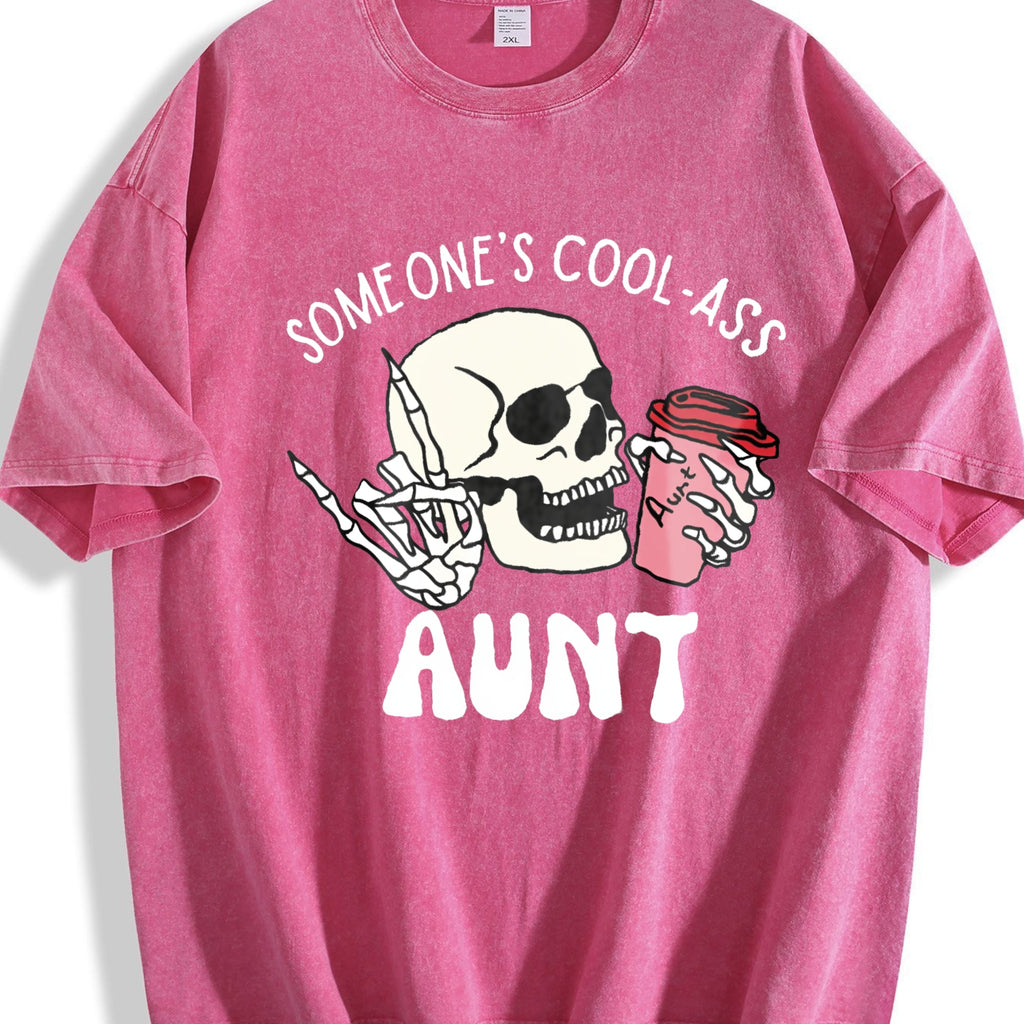 Cool And Unique Auntie Vintage Washed T-Shirt product image 5