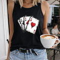 Four Aces Playing Cards Women's Tank Top
