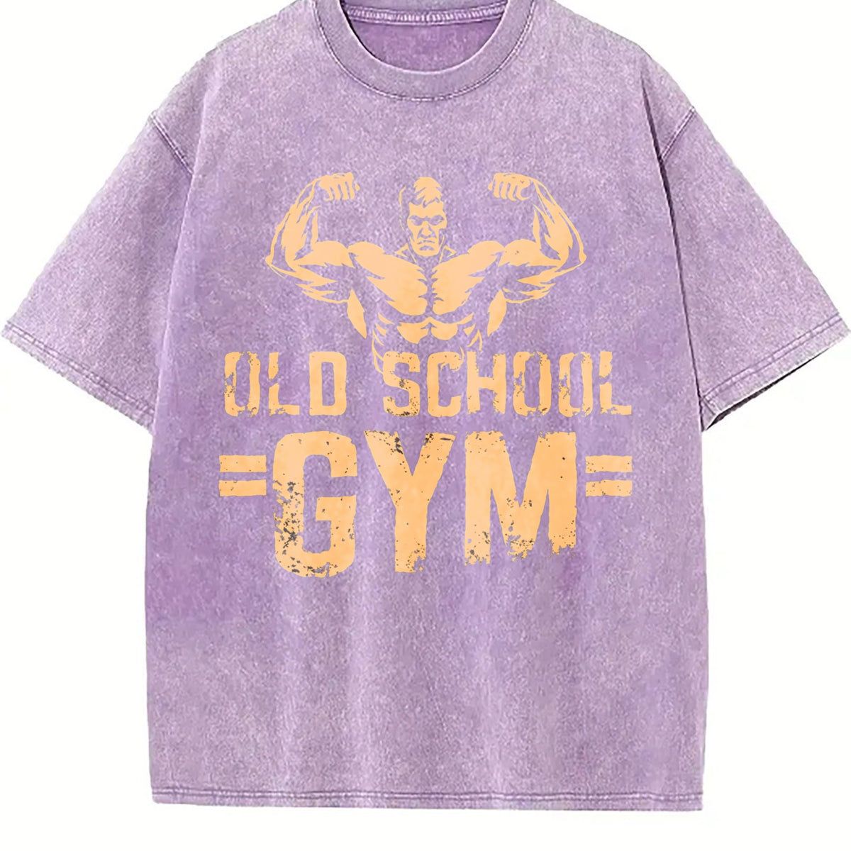 Old School Gym Muscle Hunk Biceps Display Vintage Washed product image 6