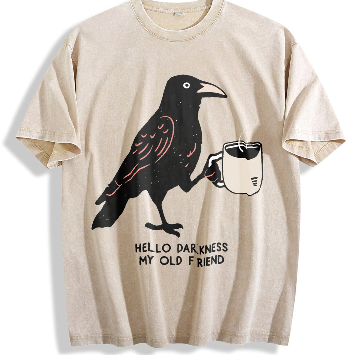Hello Darkness My Old Friend Vintage Washed T-Shirt product image 1