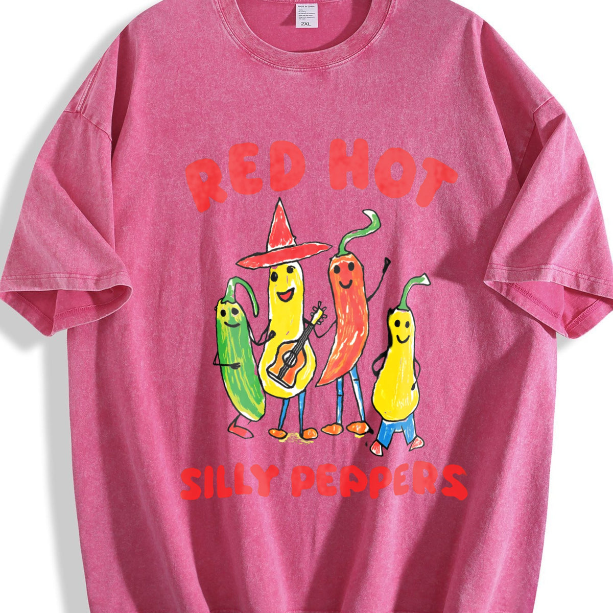 Red Hot Silly Peppers Vintage Washed T-Shirt product image 7