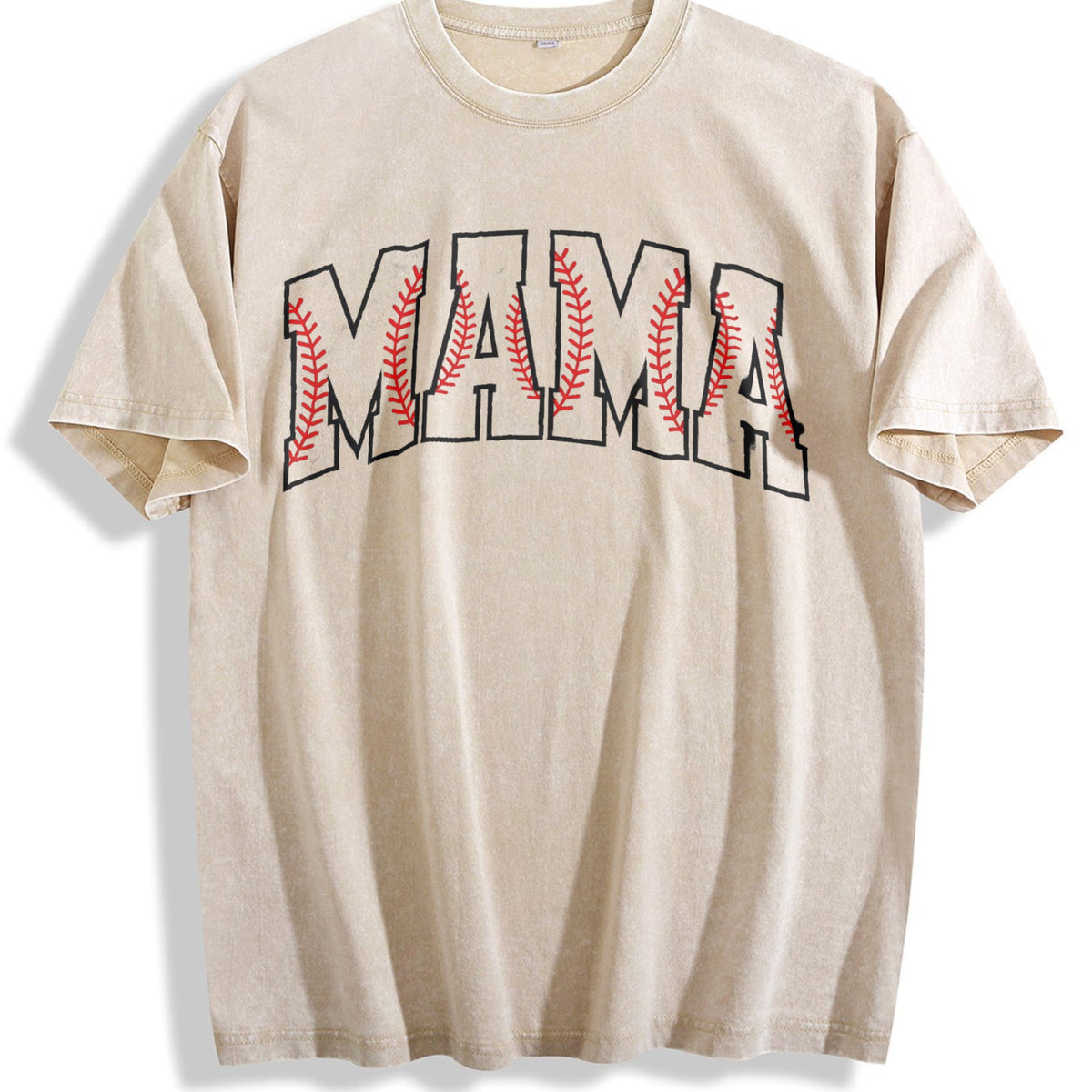 Baseball Mama Vintage Washed T-Shirt product image 1