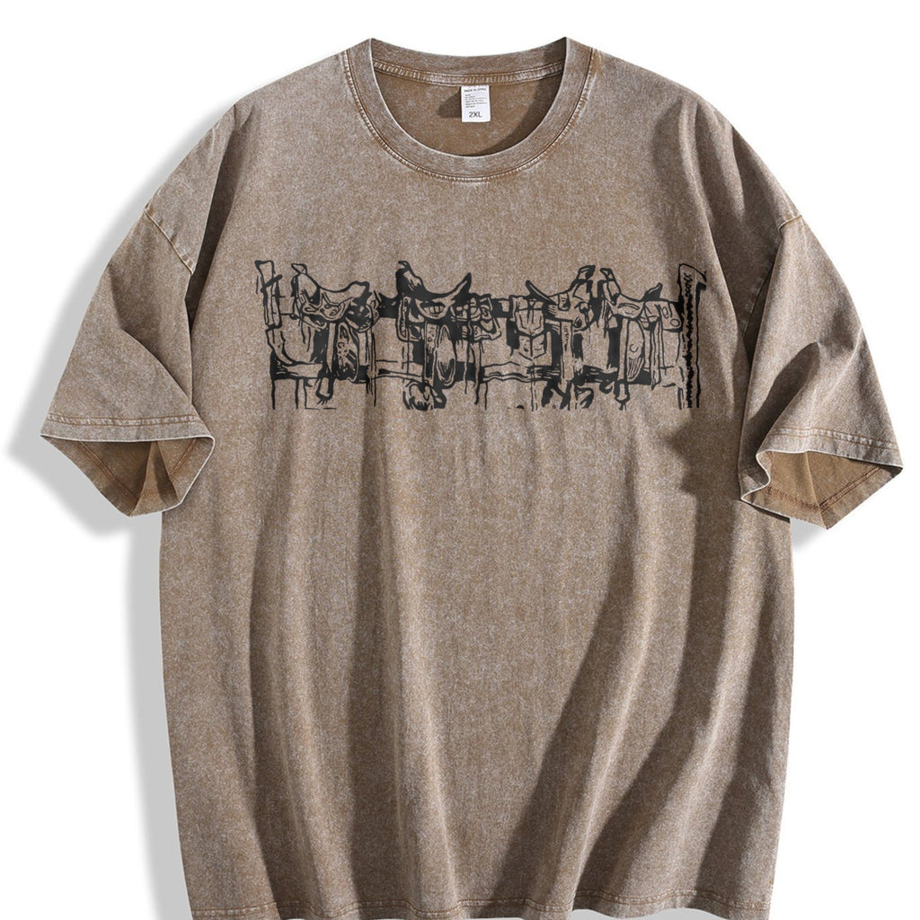 Western Saddle Cowgirl Country Horse Stuff Vintage Washed product image 3