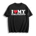 I Love My Gf I Heart My Gf And Exquisite Cotton T-Shirt product image 1