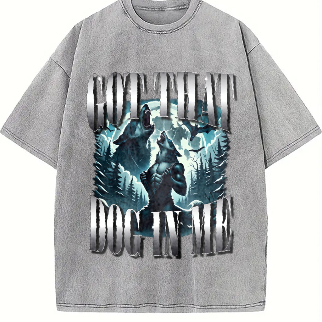 Got That Dog In Me Alpha Wolf Vintage Washed T-Shirt product image 5