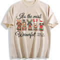 Dachshund Christmas Vintage Washed T-Shirt product image 1