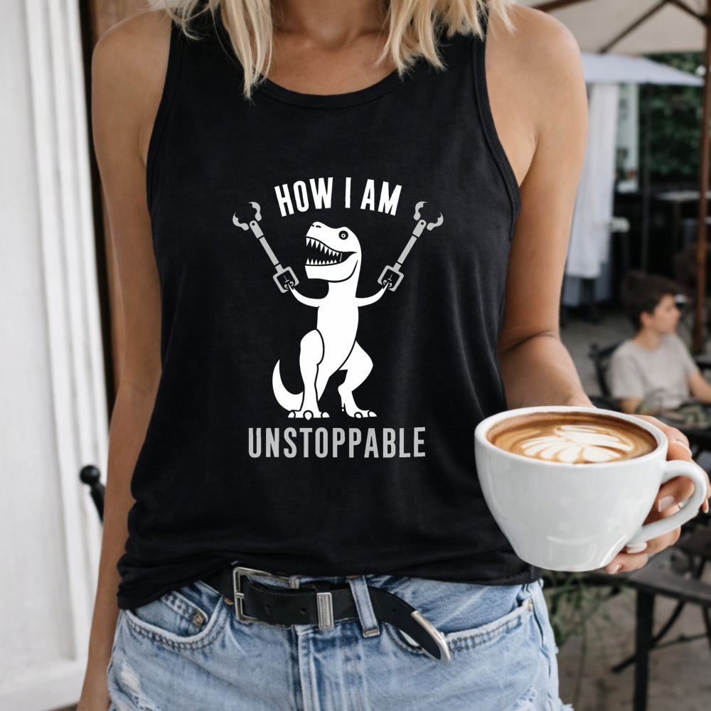 Unstoppable Dinosaur with Grabbers Women's Tank Top