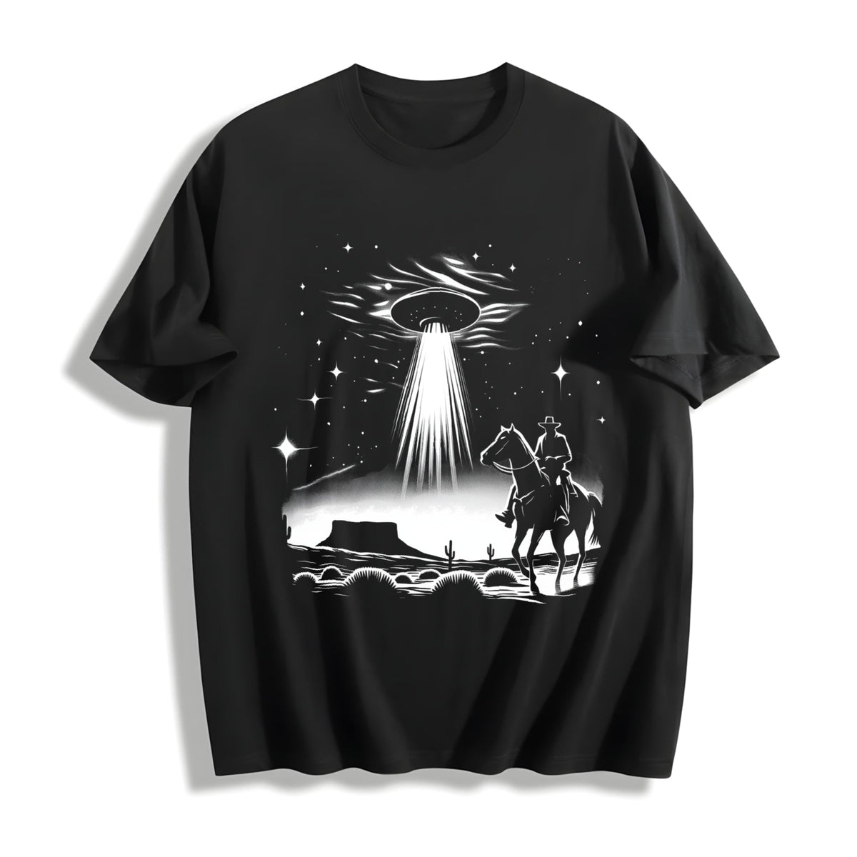 Cowboy UFO Cotton T-Shirt product image 1