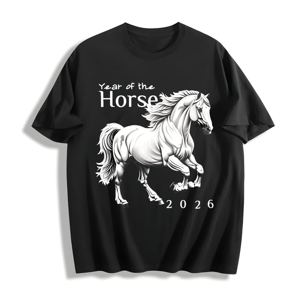 Galloping Horse Year Of The Cotton T-Shirt product image 1