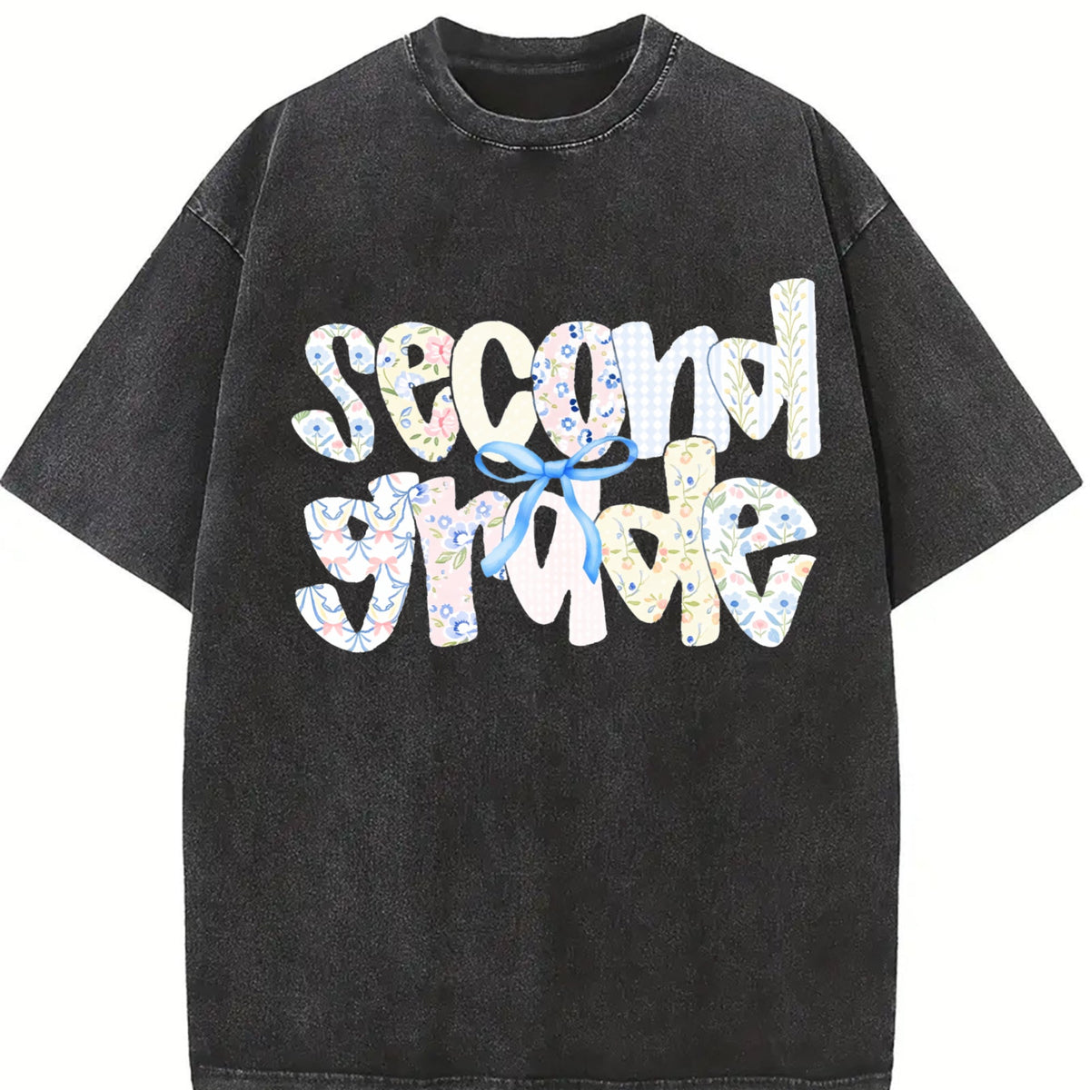 Second Grade Teacher Vintage Washed T-Shirt product image 2