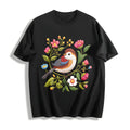 Bird & Floral - Stretch Cotton T-Shirt product image 1